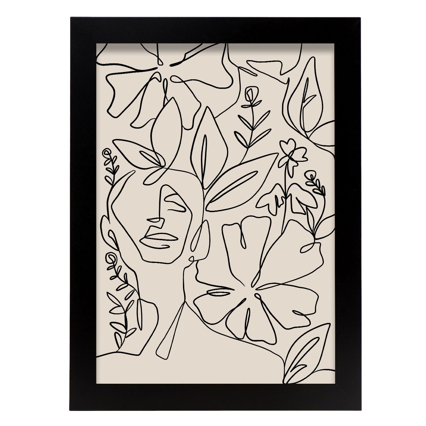 Lamina Nacnic de Diseño Abstracto y Flores Surtidas