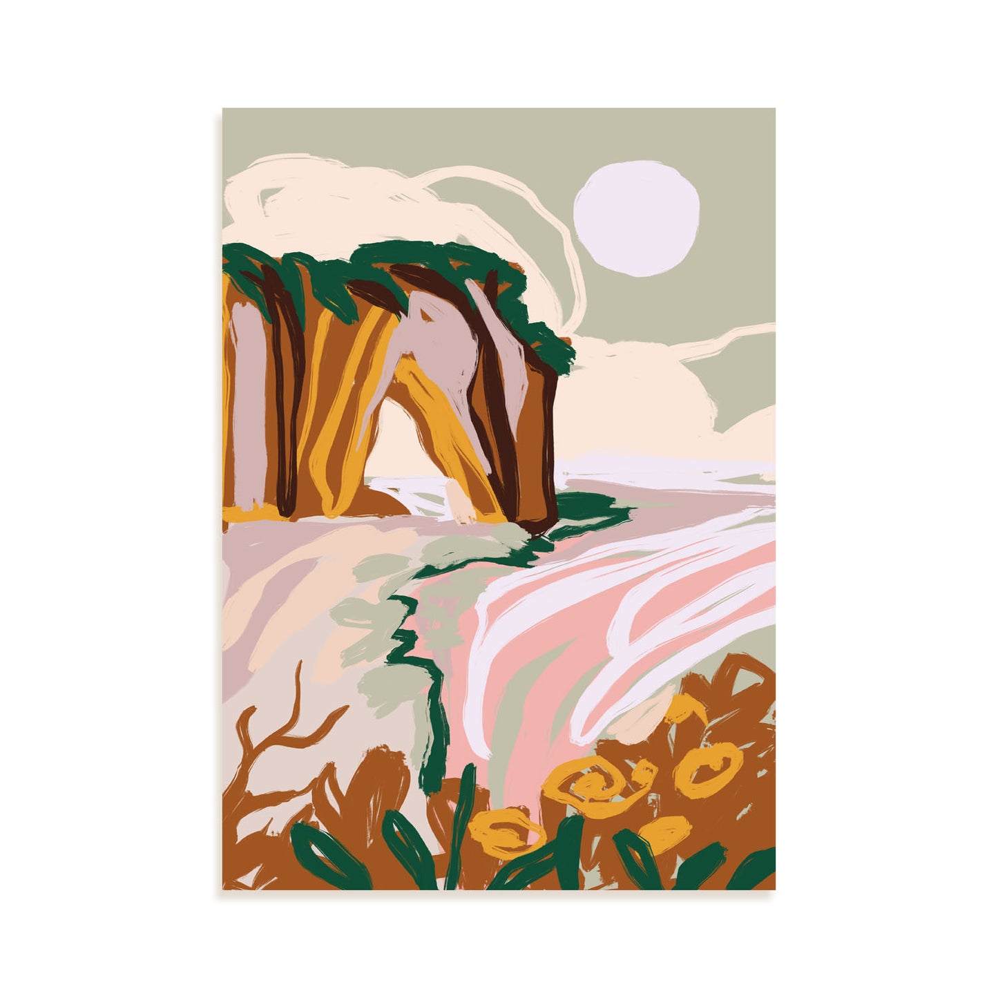 Nacnic Lámina de Paisaje Surtido