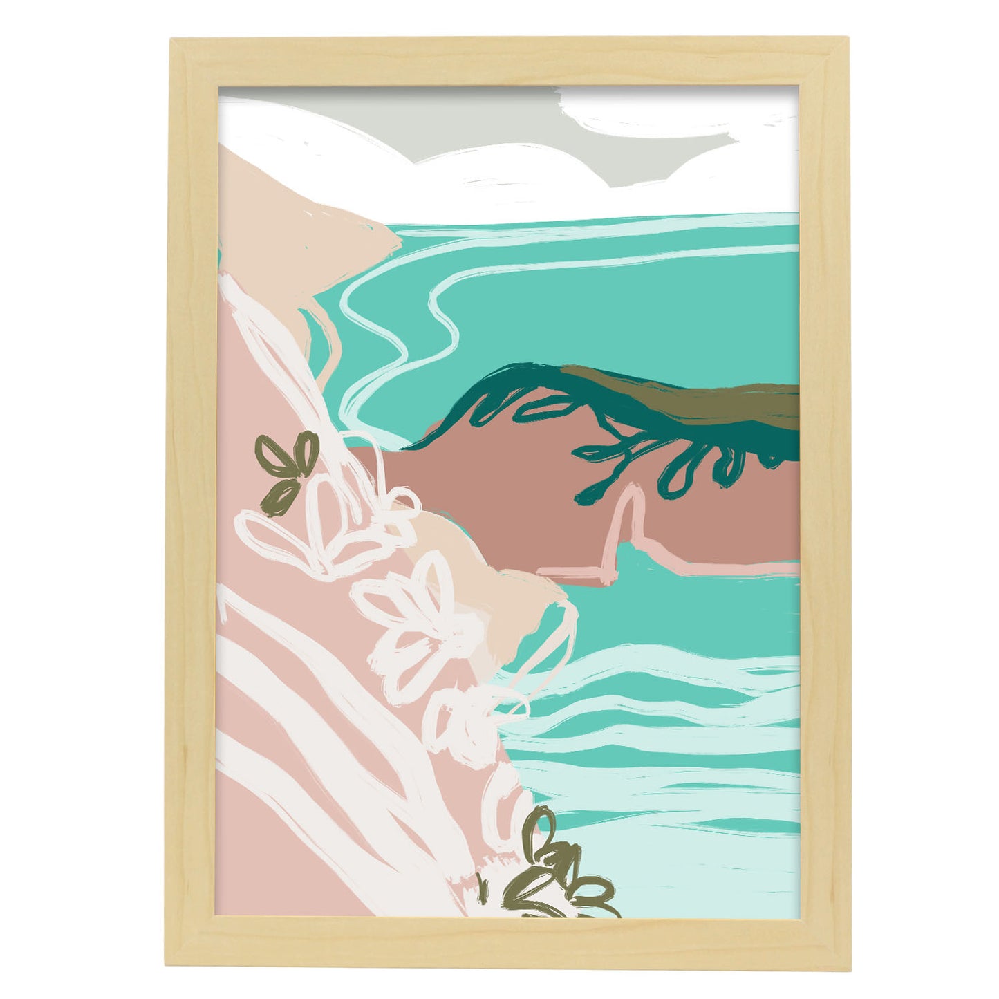 Nacnic Lámina de Diseño Fantasioso de la Naturaleza