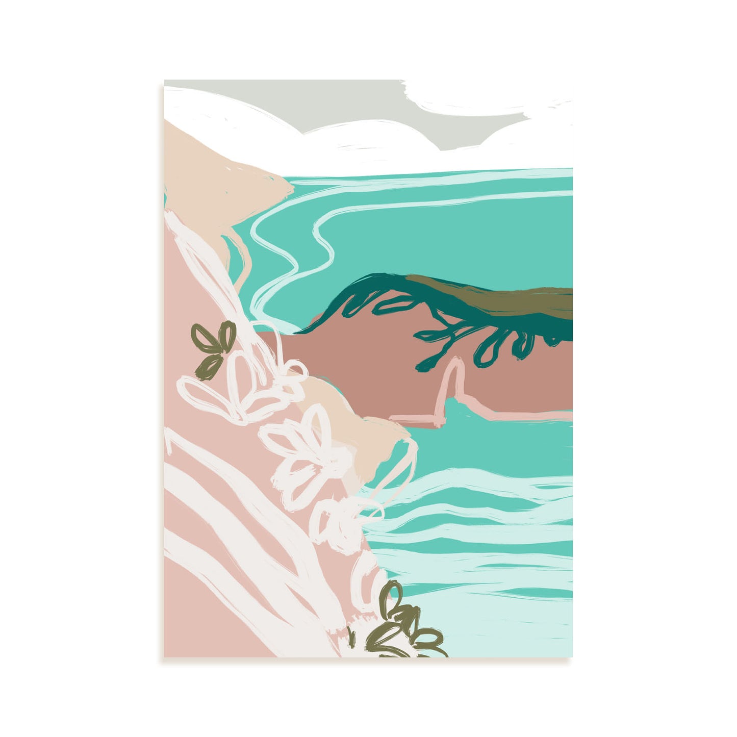 Nacnic Lámina de Diseño Fantasioso de la Naturaleza