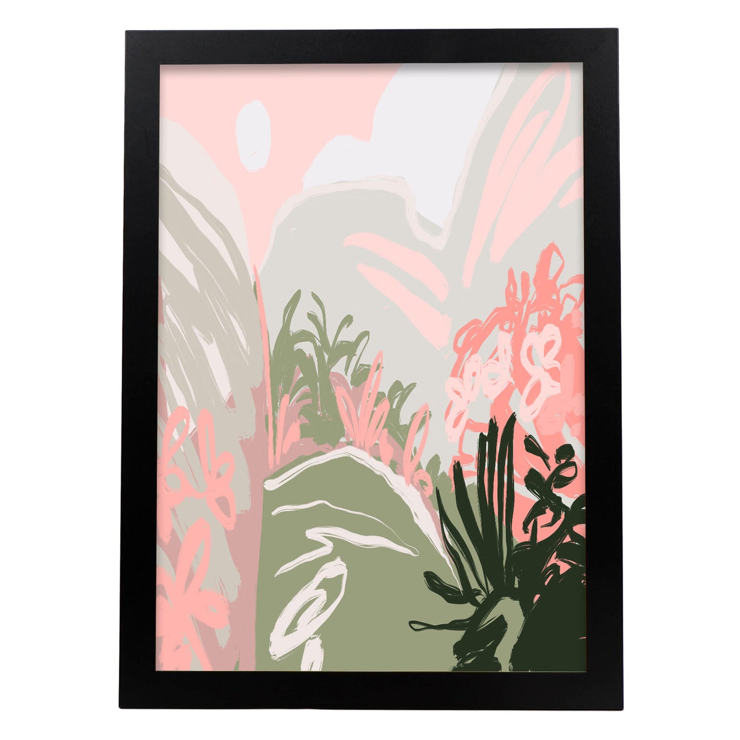 Lámina Nacnic Diseño de Naturaleza Feliz para Hogar