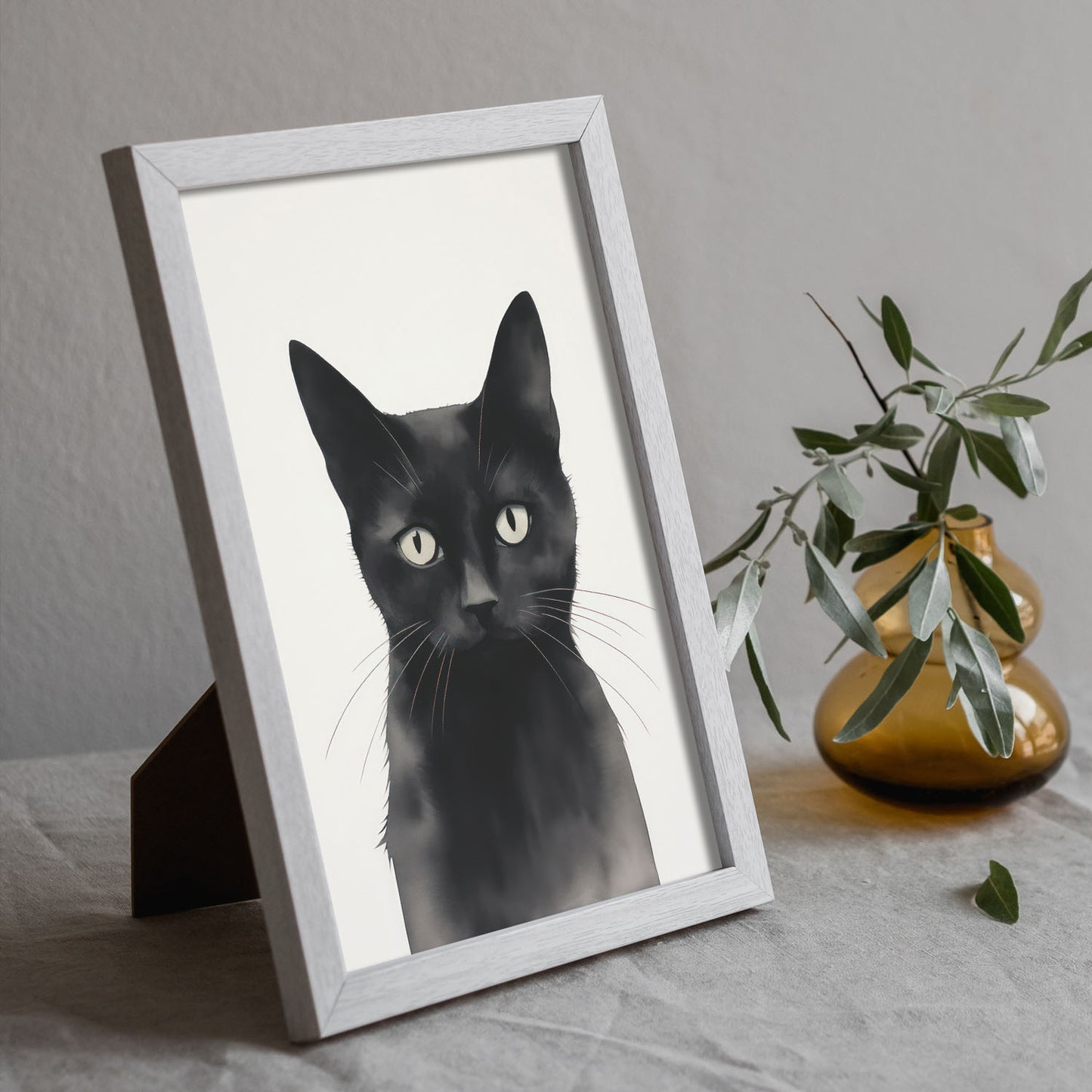 Lamina Nacnic de Gato Negro para Guardería y Hogar