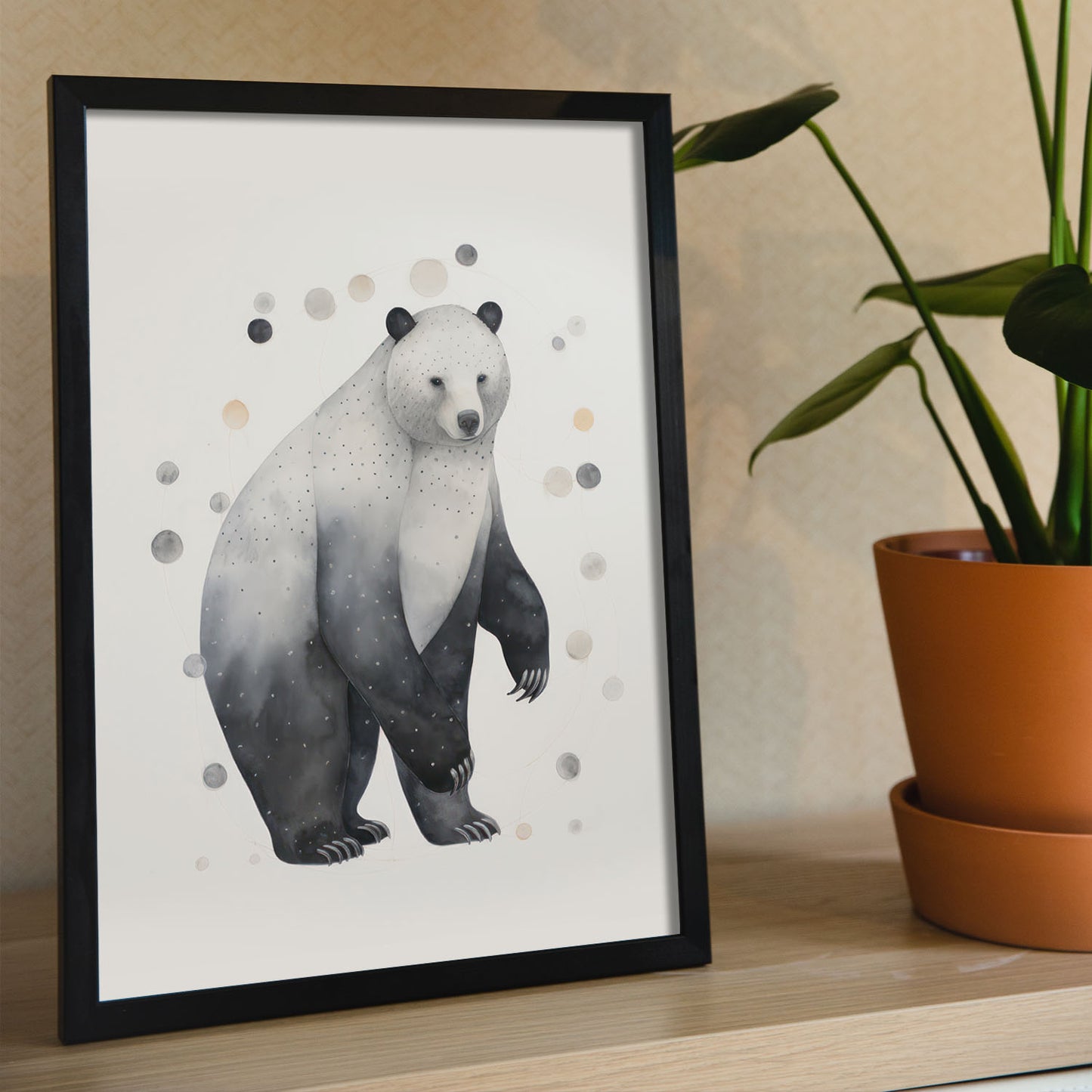 Lamina Nacnic Oso Polar para Guardería y Hogar