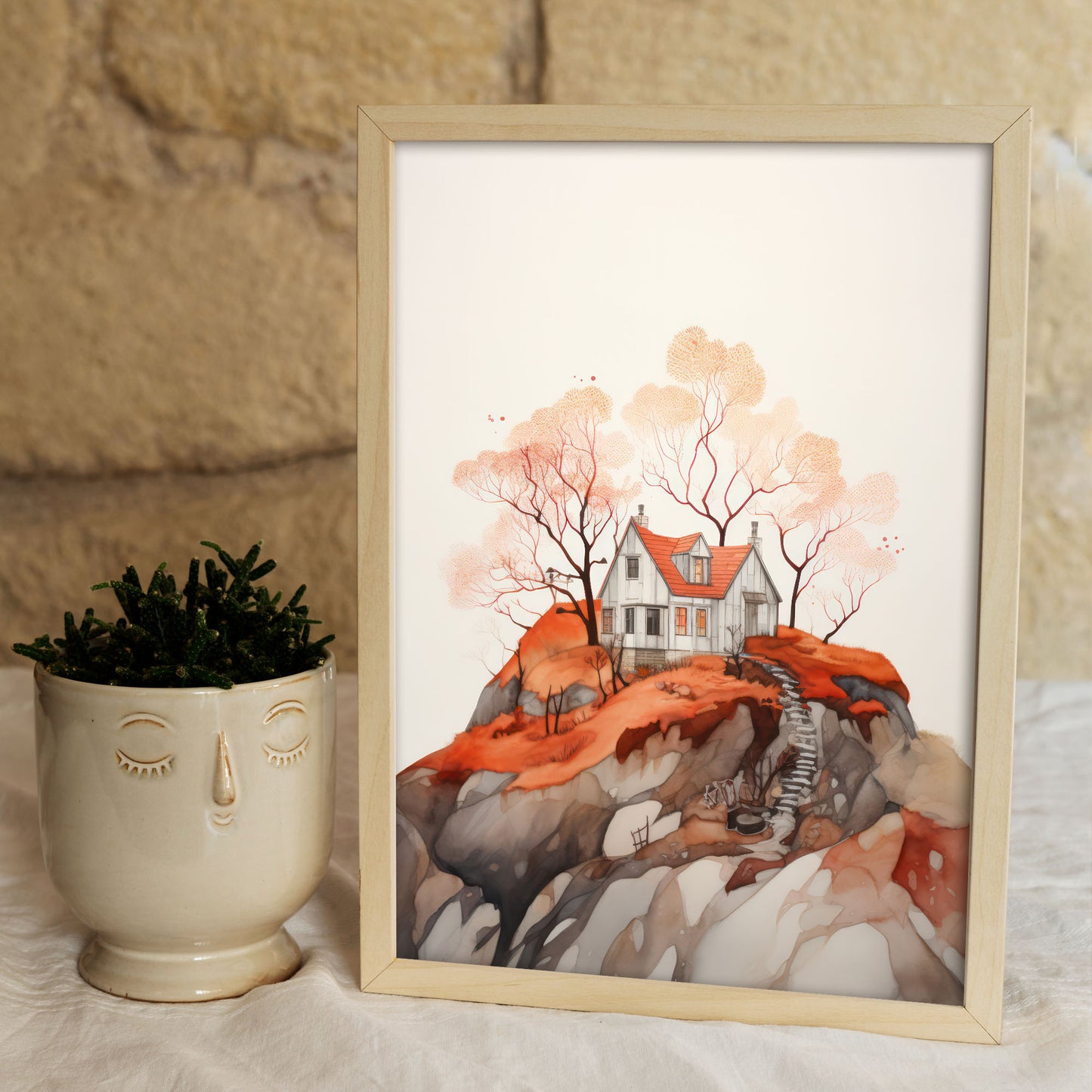 Nacnic Lámina El Árbol y la Luna