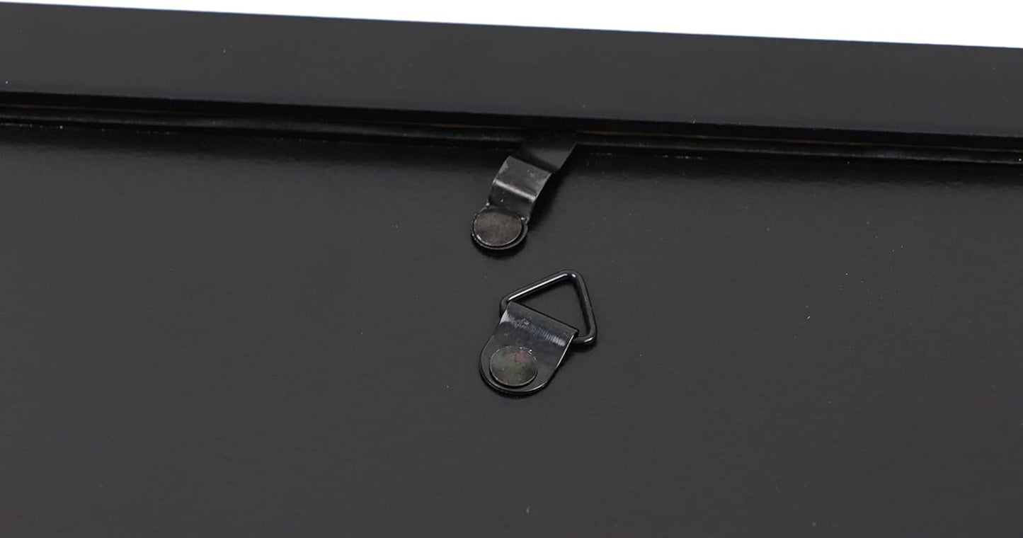 Nacnic - Set 6 Marcos - Madera MDF Negra y Plexiglás - 2 Marcos A3 y 4 Marcos A4 - Fotografía, Láminas, Decoración de Pared para Salón, Dormitorio y Oficina