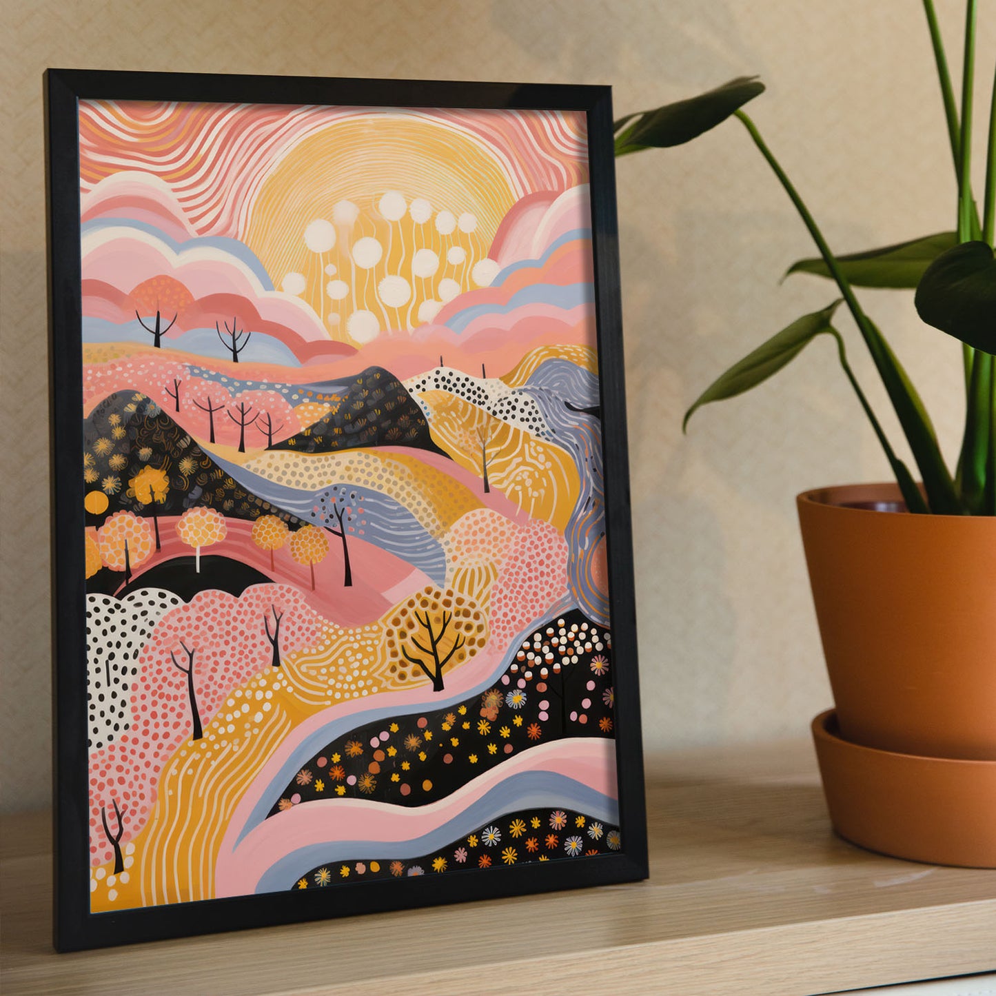 Nacnic Niños con paraguas 2 Lamina. En Impresiones para niños para niños. Estampados decorativos estéticos para su sala de estar, dormitorio, hogar