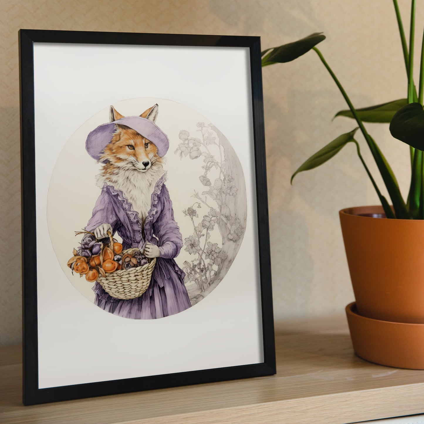 Lamina Nacnic Animales en Guardería Foxy Fox