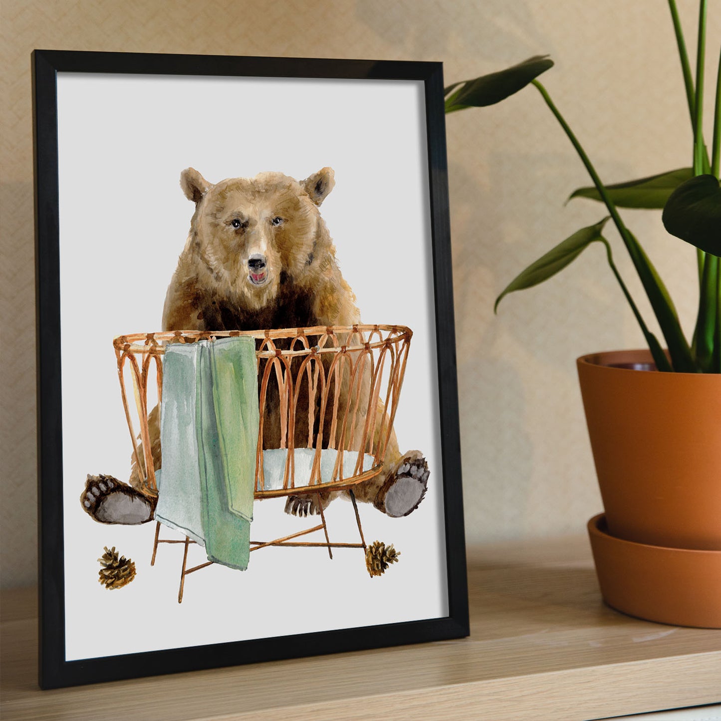 Lamina Nacnic Oso de Manchas para Guardería y Hogar