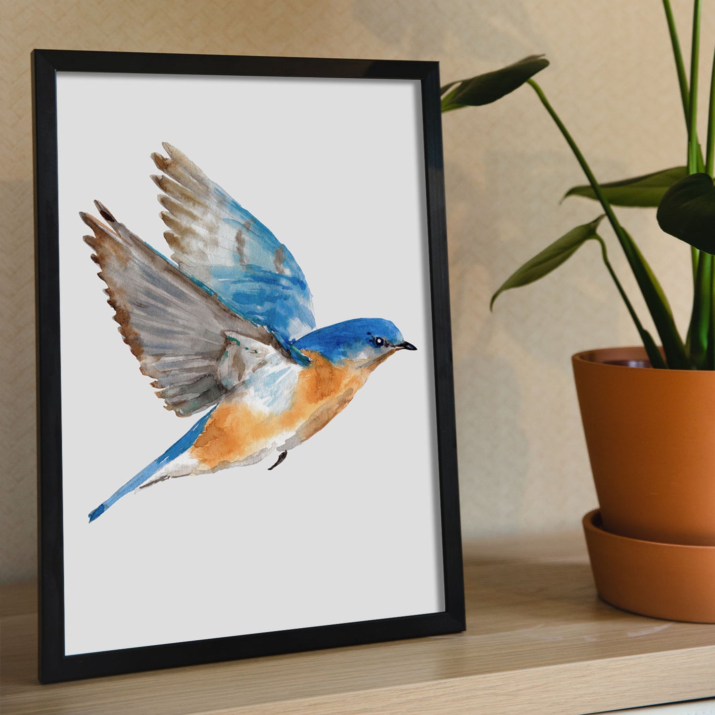 Lámina Decorativa Nacnic Pájaro Azulado
