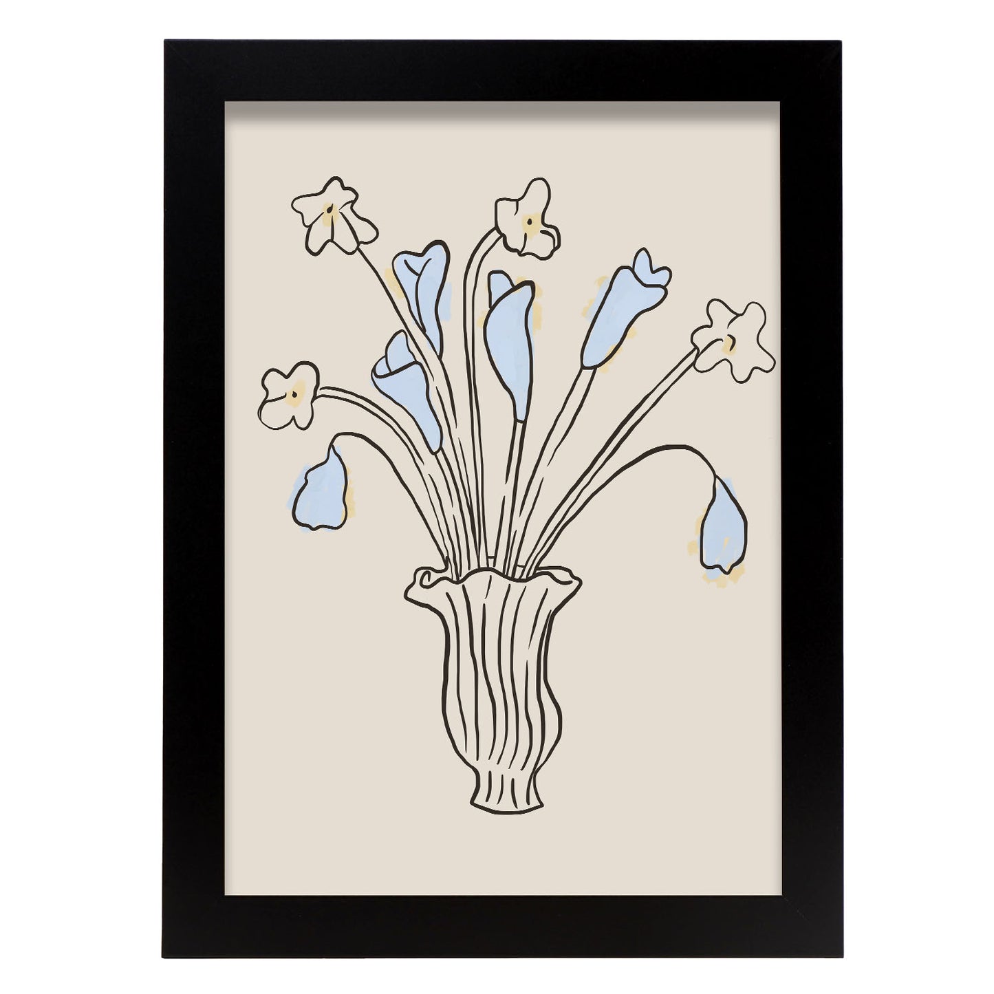 Nacnic Laminas de Lillies en el Jarrón para Hogar