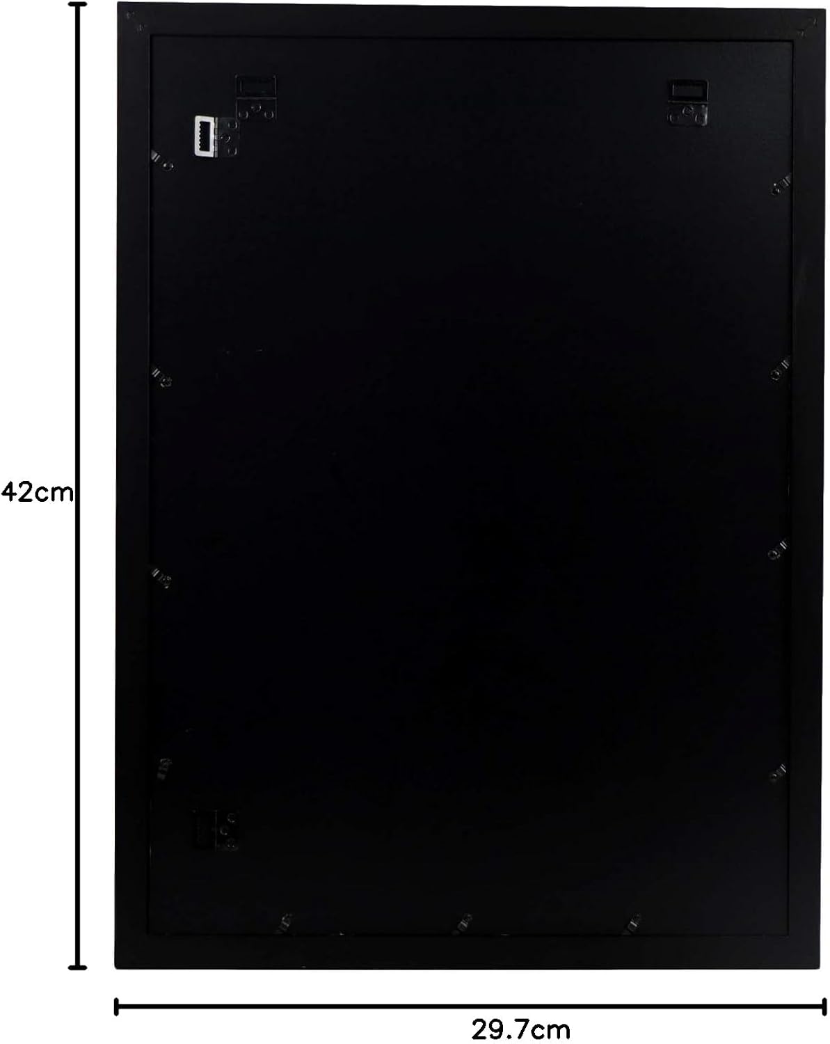 Nacnic - Set 6 Marcos - Madera MDF Negra y Plexiglás - 2 Marcos A3 y 4 Marcos A4 - Fotografía, Láminas, Decoración de Pared para Salón, Dormitorio y Oficina