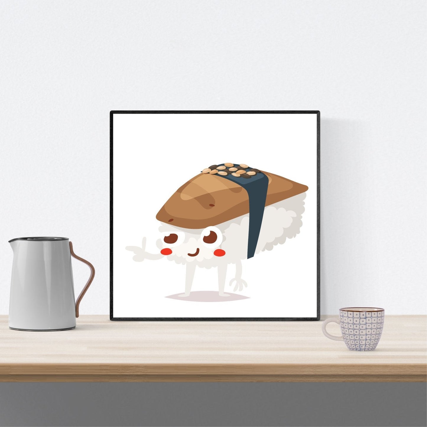 Set de tres láminas SUSHI. Pack de tres láminas para enmarcar con imágenes de sushi.-Artwork-Nacnic-Nacnic Estudio SL