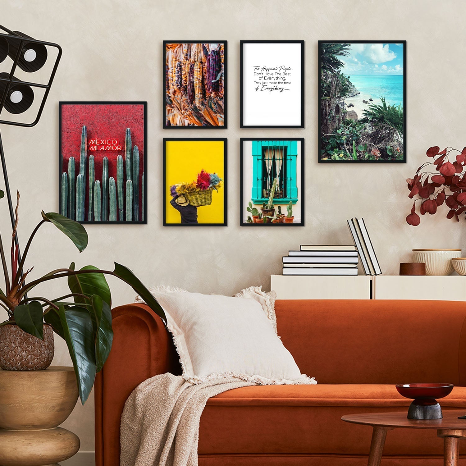 - 6 Láminas Fotográficas México en Colores - Póster Impresión Artística y Moderna para Colgar - Decoración Mural - A3 y A4 -Artwork-Nacnic-Sin marco-Nacnic Estudio SL