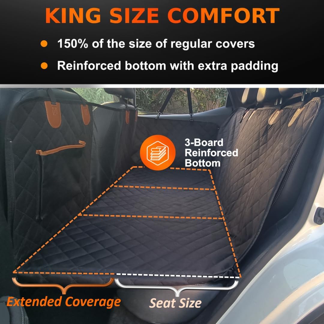 Funda para Asiento Trasero de Coche con Protección Completa TrioGato