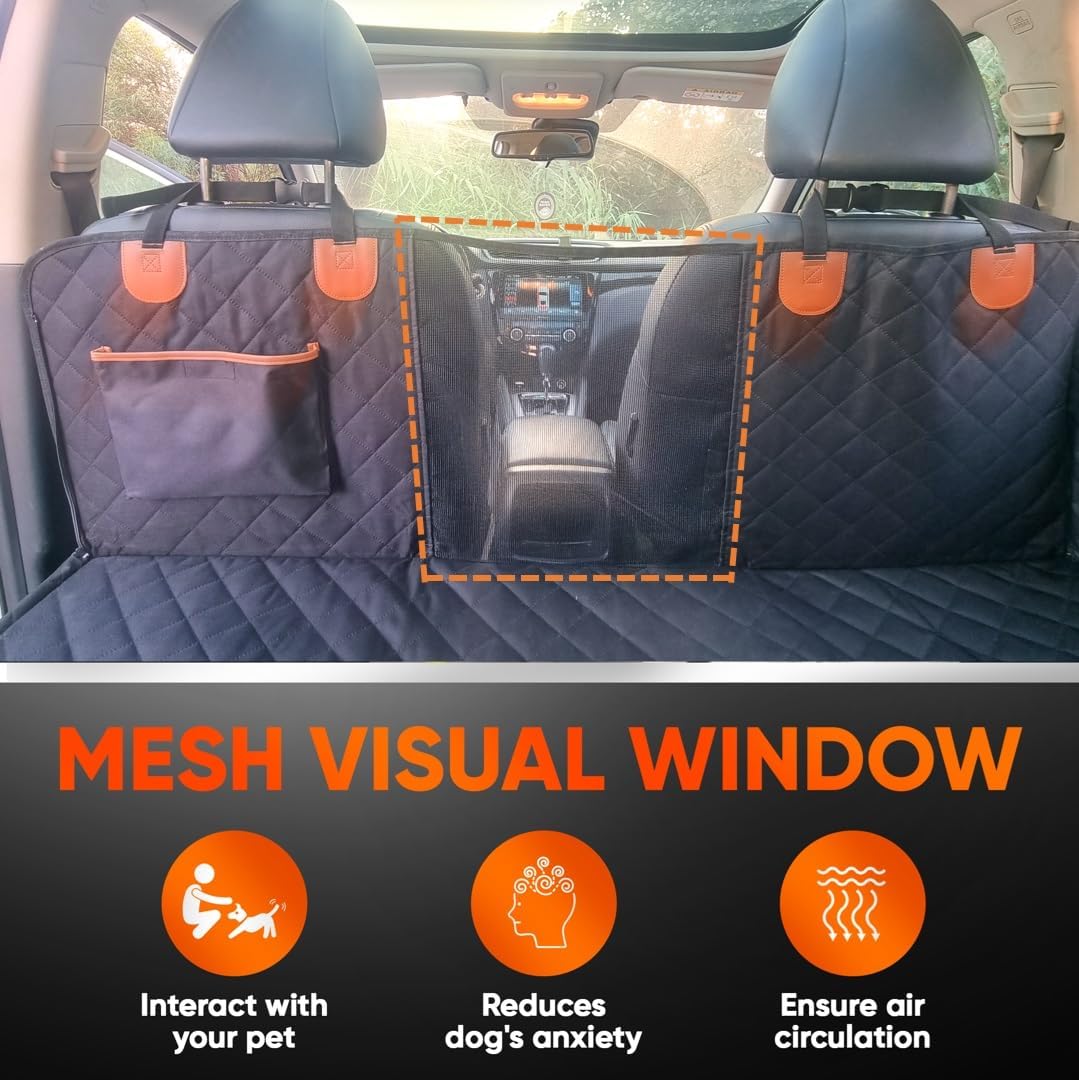 Funda para Asiento Trasero de Coche con Protección Completa TrioGato