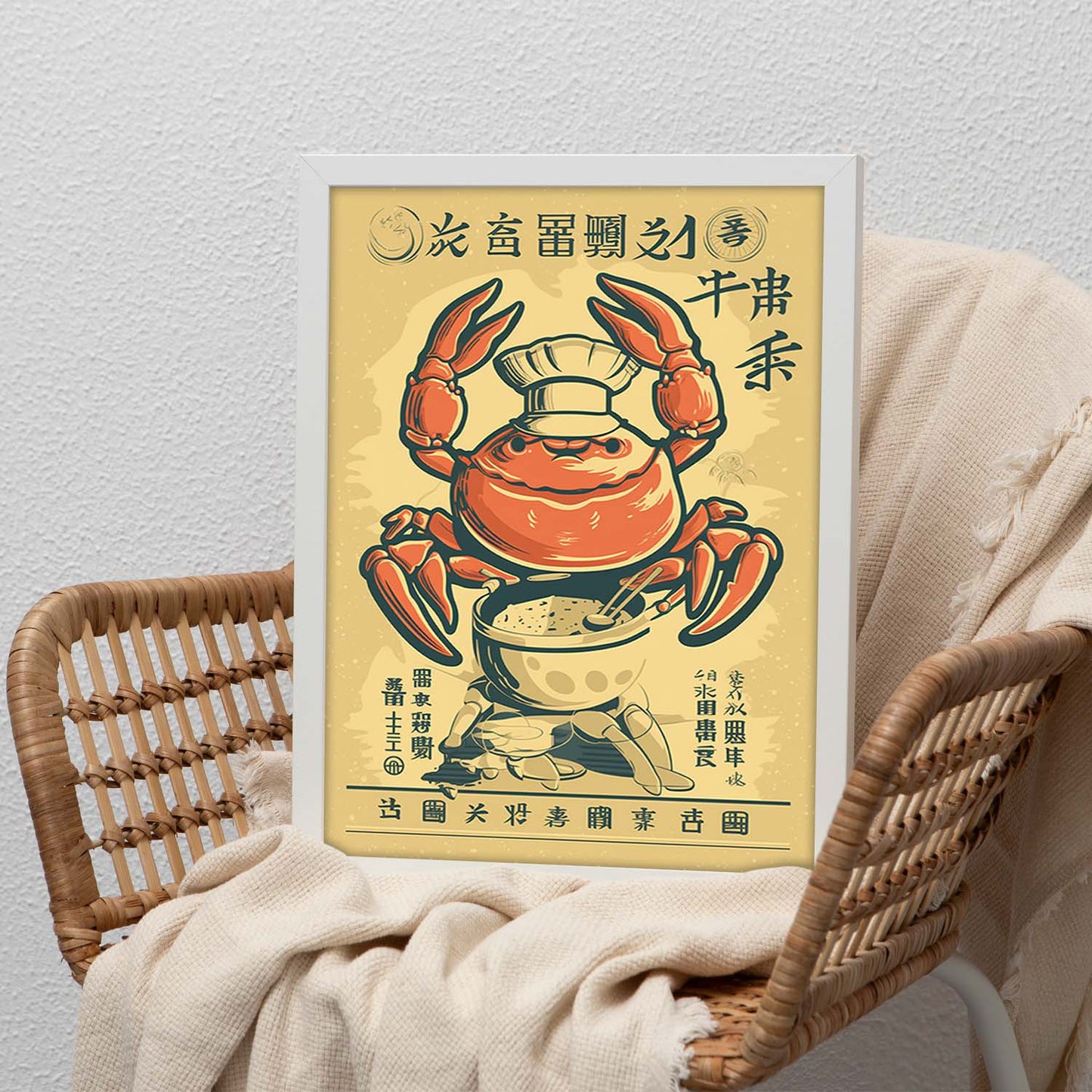 Póster del "Cangrejo Chef"