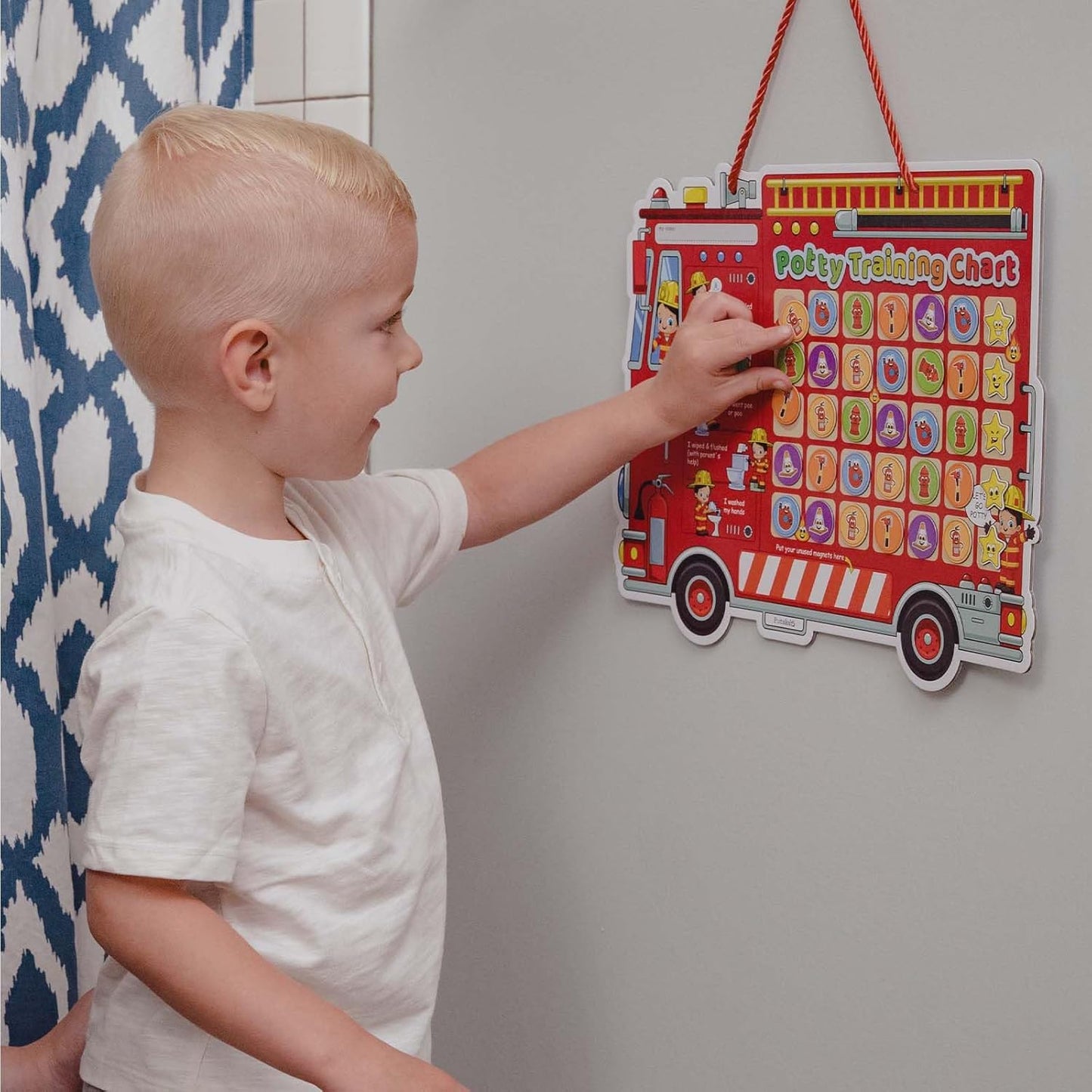 Tabla de entrenamiento para ir al baño y 35 calcomanías magnéticas, tabla de calcomanías de entrenamiento para ir al baño, tabla de entrenamiento para niños pequeños, tabla de orinal para niñas con