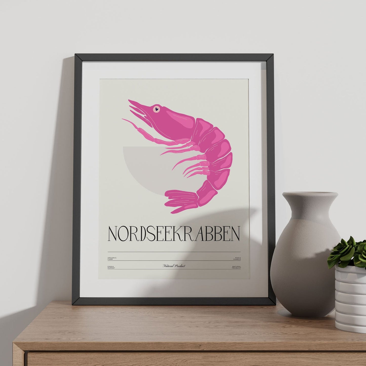 North Sea Shrimp-Artwork-Nacnic-Nacnic Estudio SL