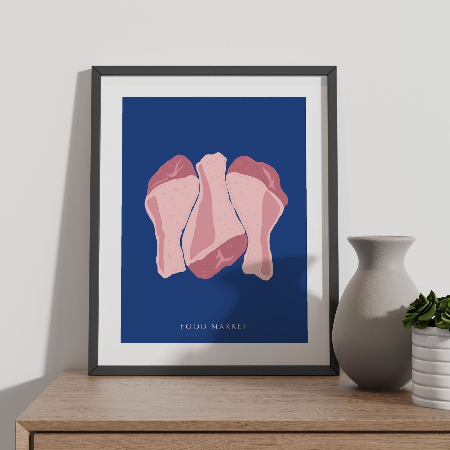 Raw Chicken Drumsticks-Artwork-Nacnic-Nacnic Estudio SL