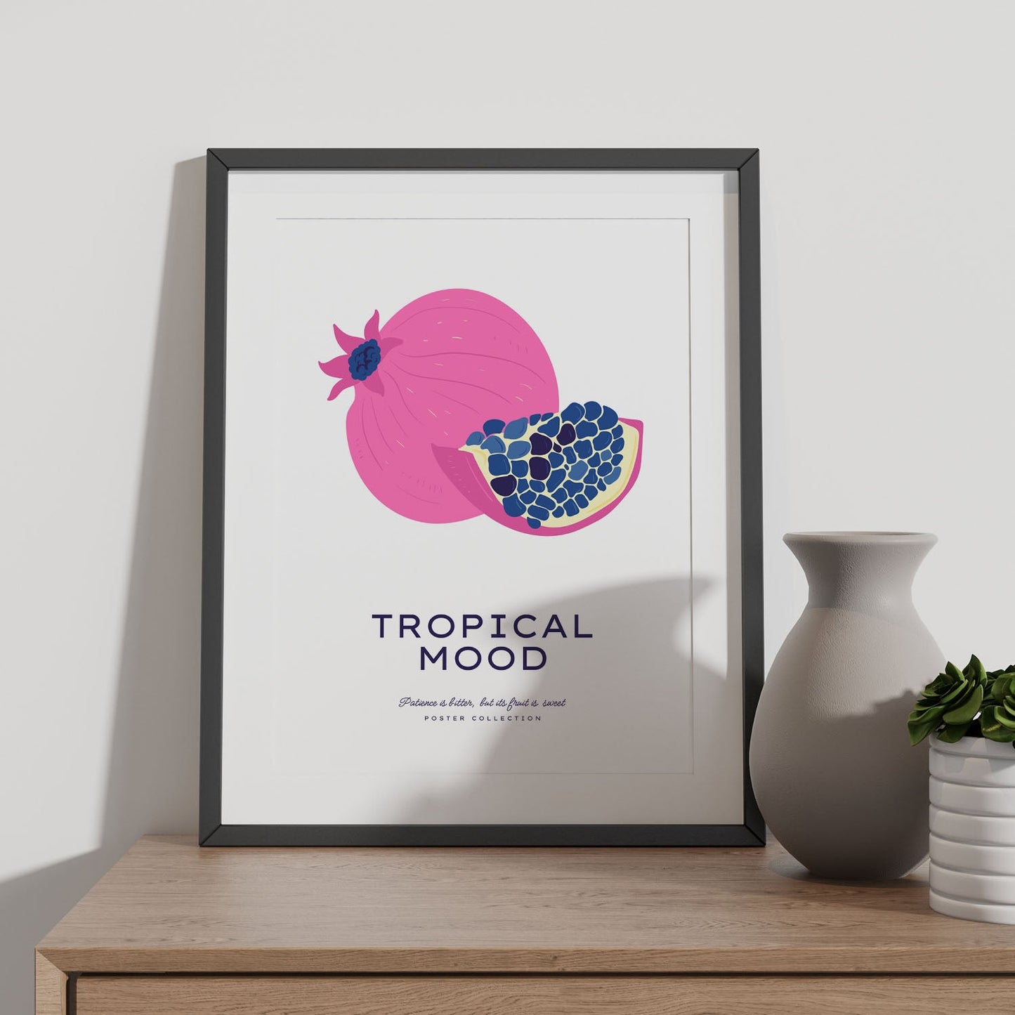 Tropical Mood Pomegranate-Artwork-Nacnic-Nacnic Estudio SL