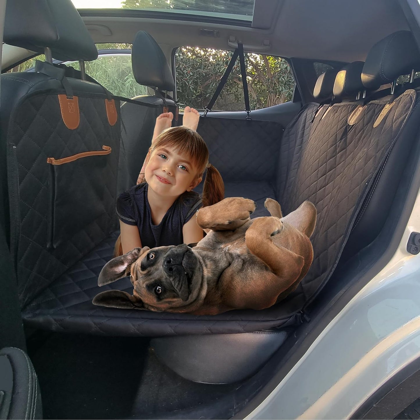 Funda para Asiento Trasero de Coche con Protección Completa TrioGato
