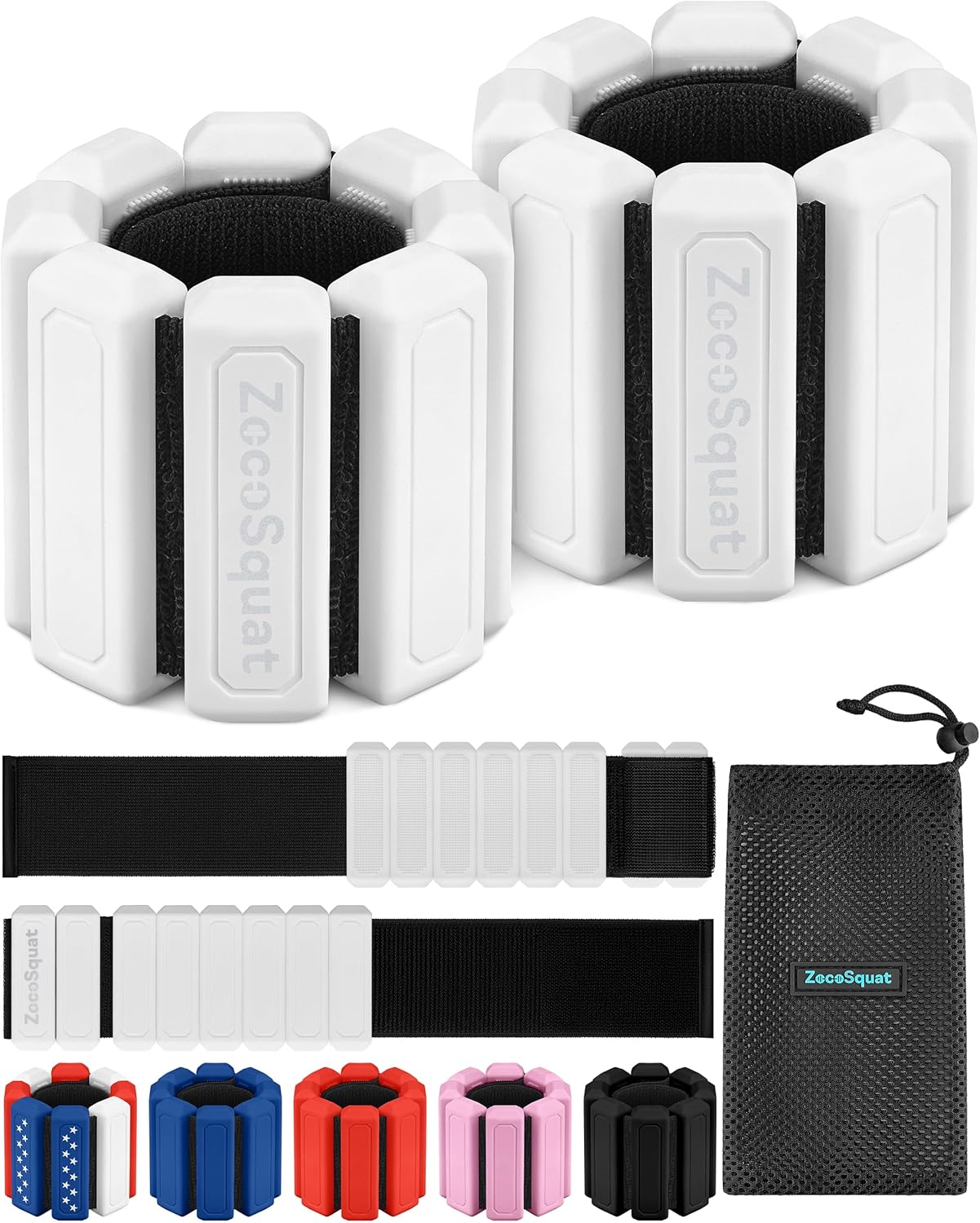 Pesas para Tobillos y Muñecas para Mujeres en Casa – Pesas para Brazos y Piernas, Diseño Antideslizante, Juego de 2 (1 lb cada una)