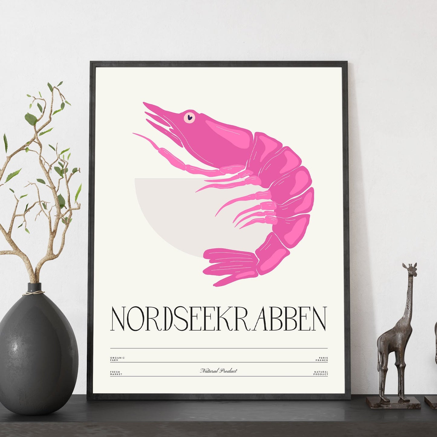 North Sea Shrimp-Artwork-Nacnic-Nacnic Estudio SL