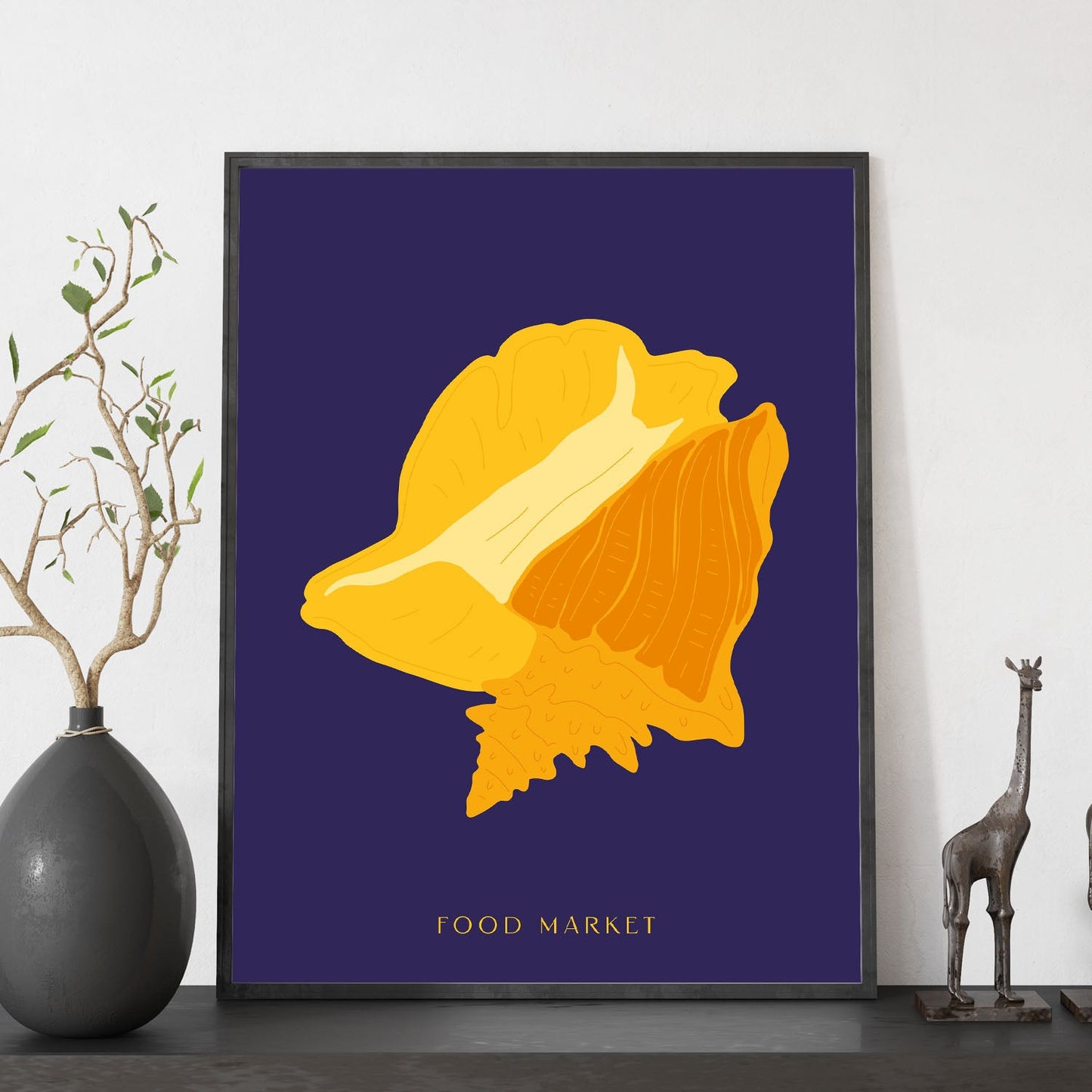 Queen Conch Snail-Artwork-Nacnic-Nacnic Estudio SL