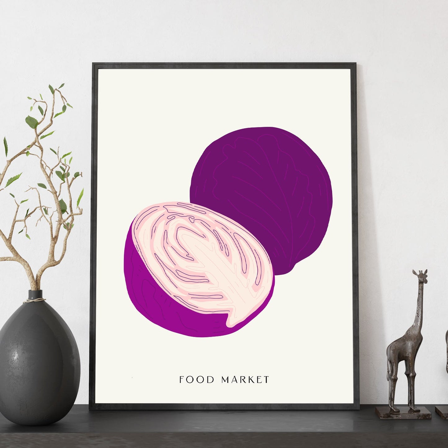 Purple Cabbage-Artwork-Nacnic-Nacnic Estudio SL