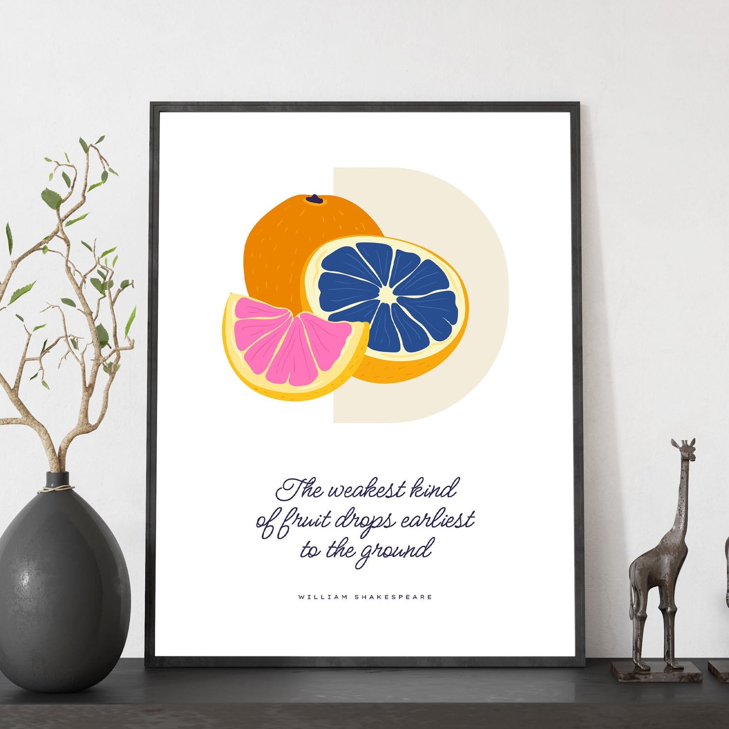 Oranges Quote-Artwork-Nacnic-Nacnic Estudio SL