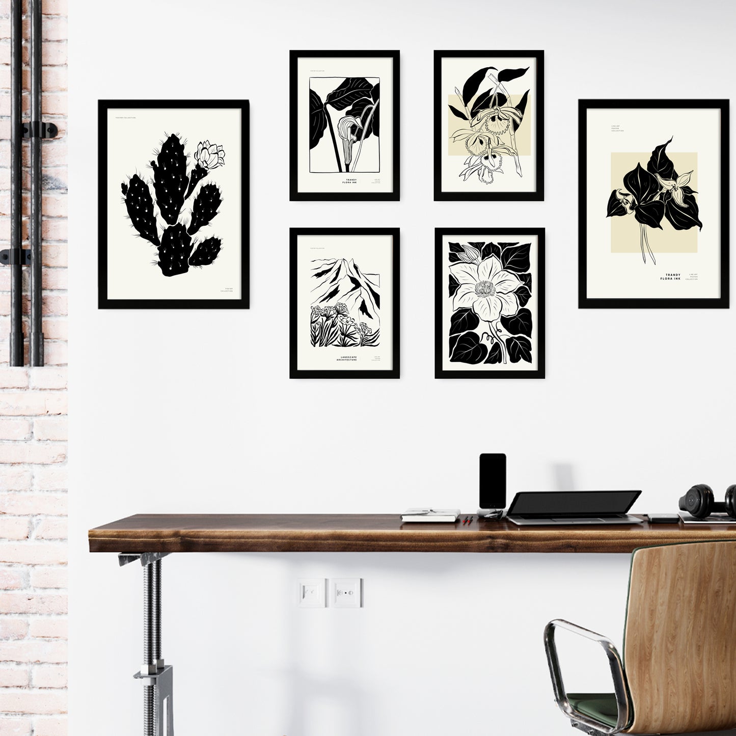 Floral B&W 2