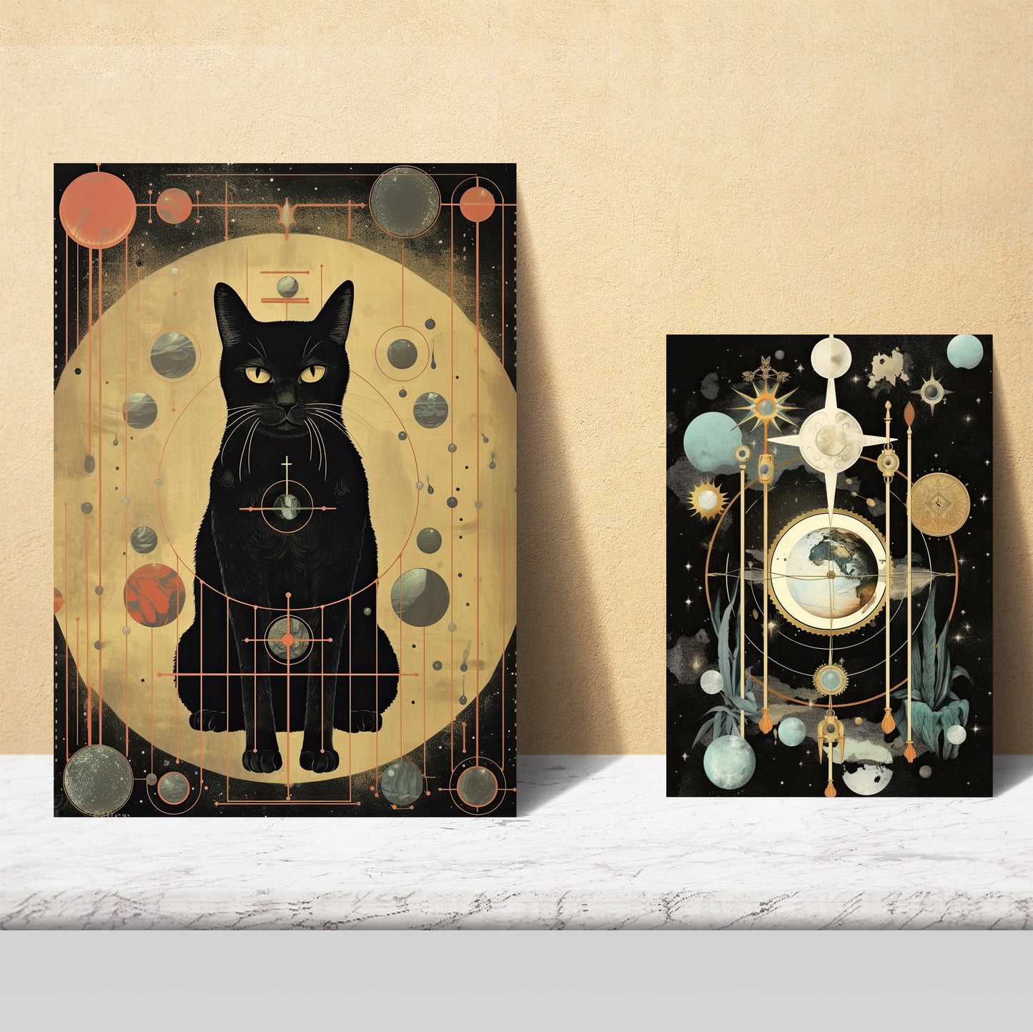 Collage surrealista mujeres estilo esoterico mistico