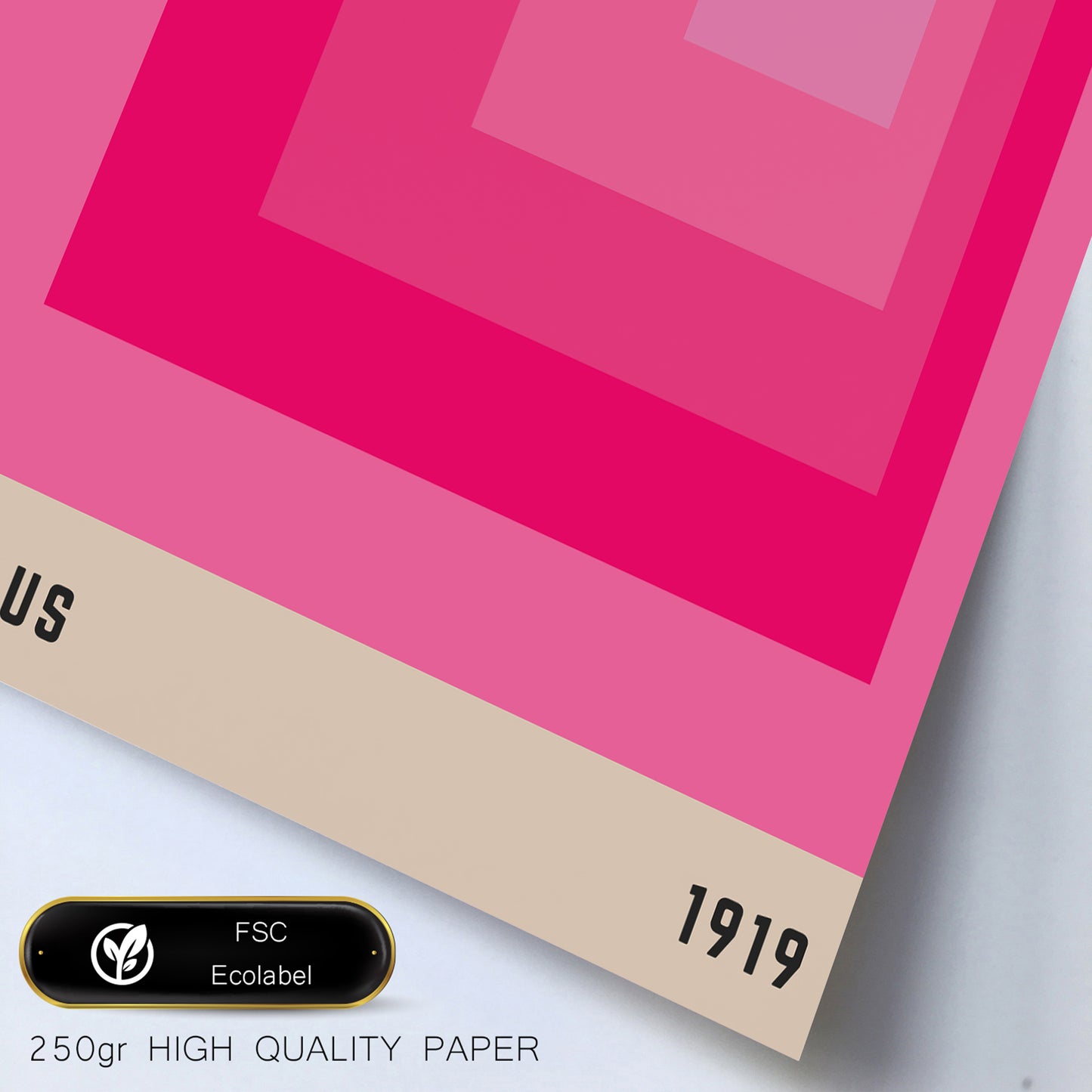 Set de 6 pósters Bauhaus con formas geométricas coloridas estilo moderno abstracto – ideal para salón, despacho, dormitorio o espacios creativos – círculos, ojos, líneas y bloques en rosa, rojo, azul, verde, amarillo, naranja