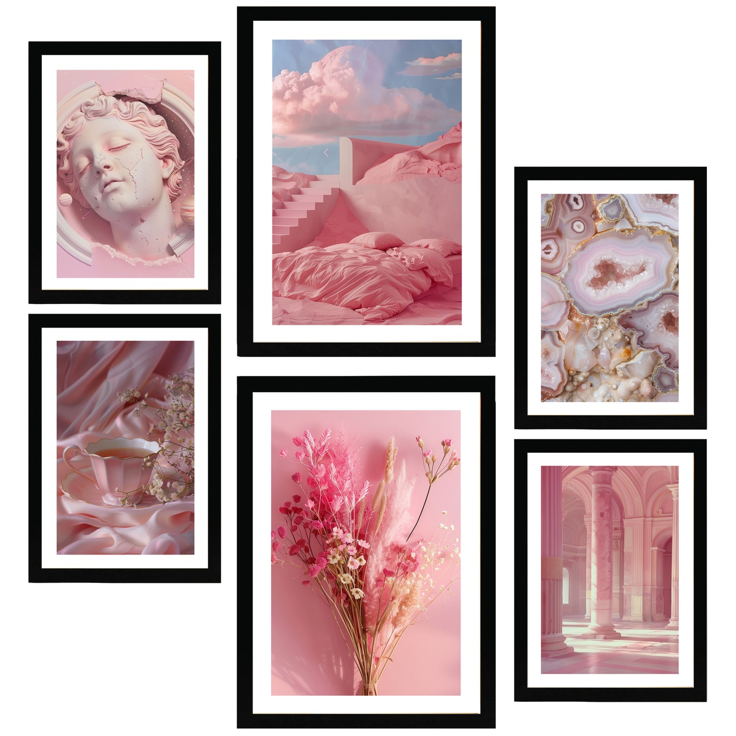 Composicion rosa