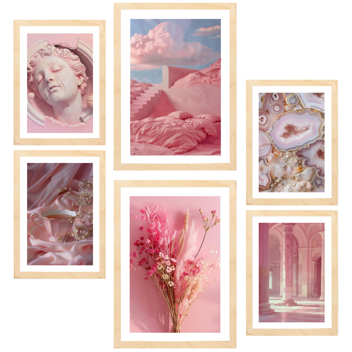 Composicion rosa