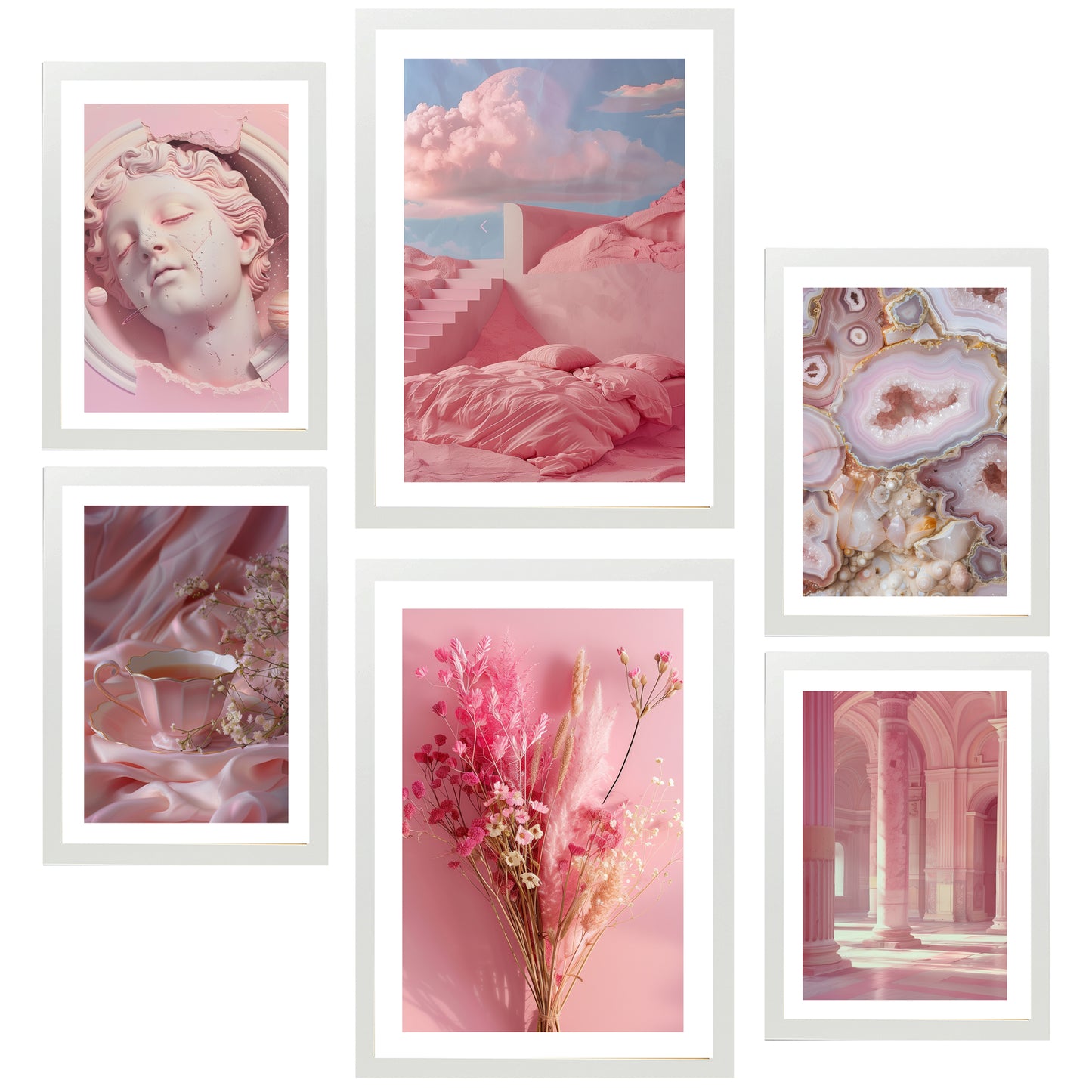 Composicion rosa