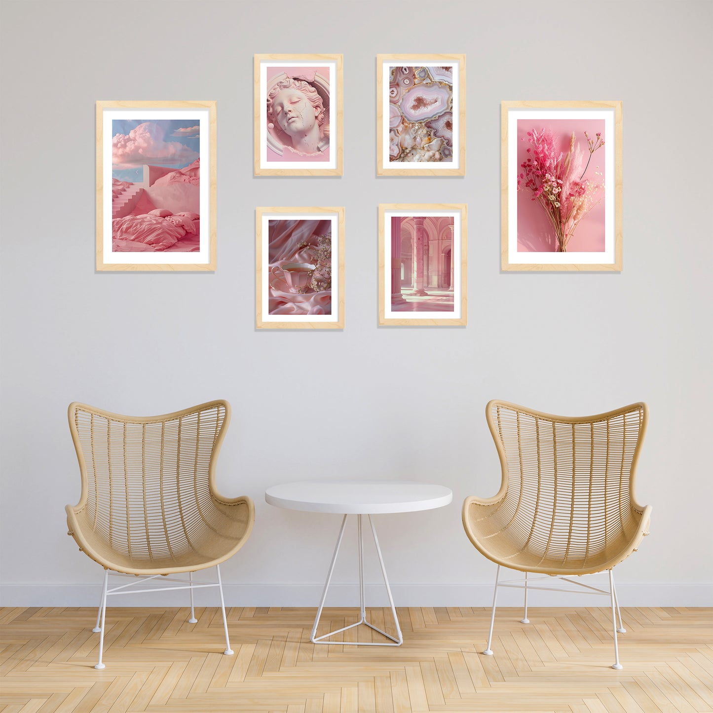 Composicion rosa