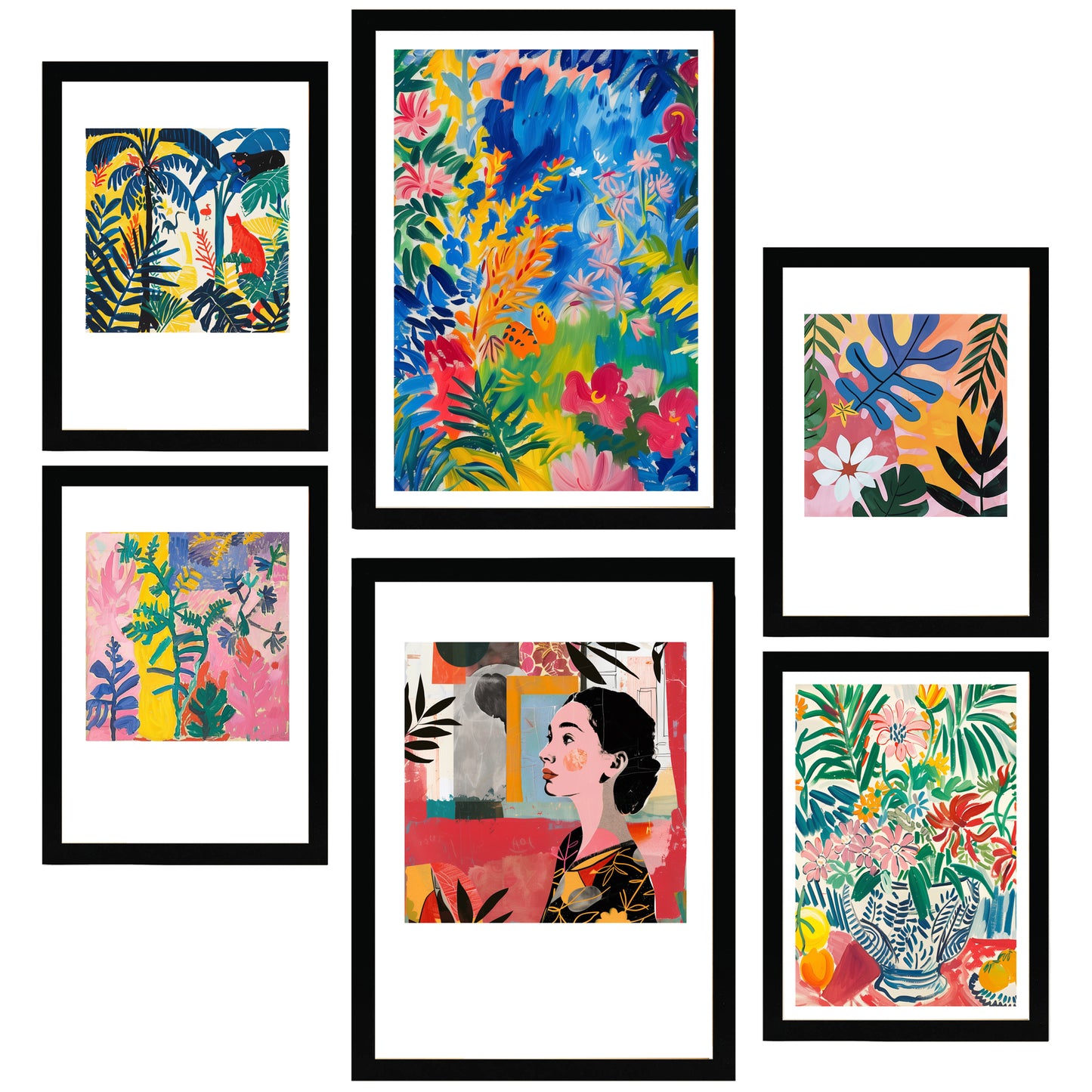 Matisse floral y llamativo