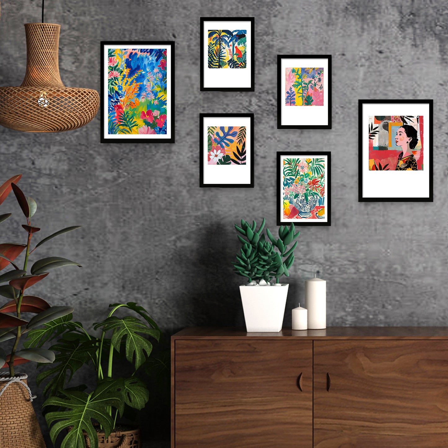 Matisse floral y llamativo