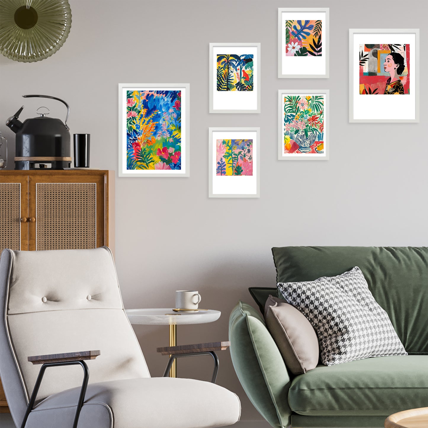 Matisse floral y llamativo