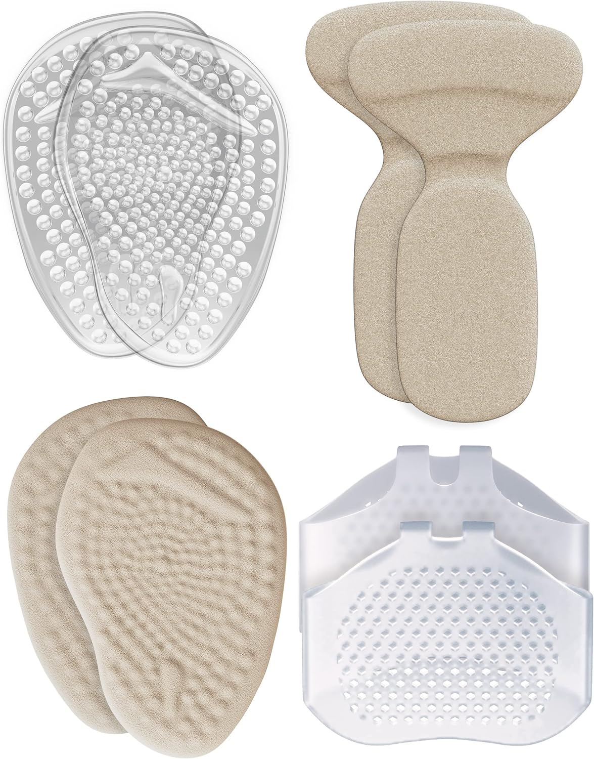 Almohadillas de Gel para Zapatos de Mujer Dooxas - Paquete 4