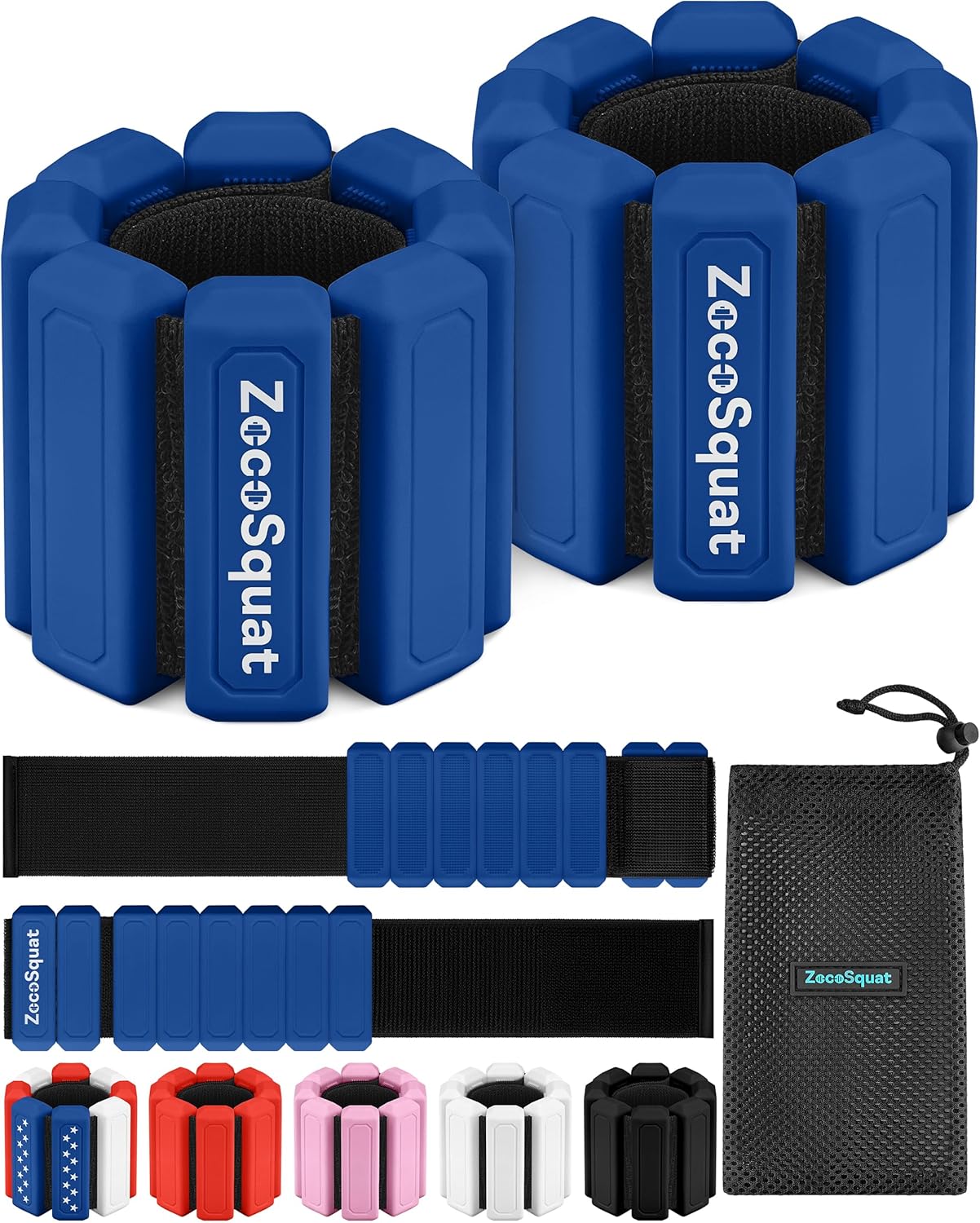 Pesas para Tobillos y Muñecas para Mujeres en Casa – Pesas para Brazos y Piernas, Diseño Antideslizante, Juego de 2 (1 lb cada una)