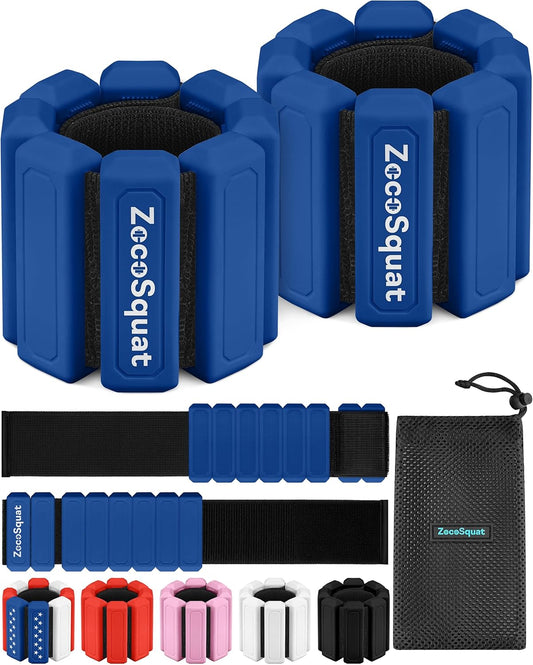 Pesas para Tobillos y Muñecas para Mujeres en Casa – Pesas para Brazos y Piernas, Diseño Antideslizante, Juego de 2 (1 lb cada una)