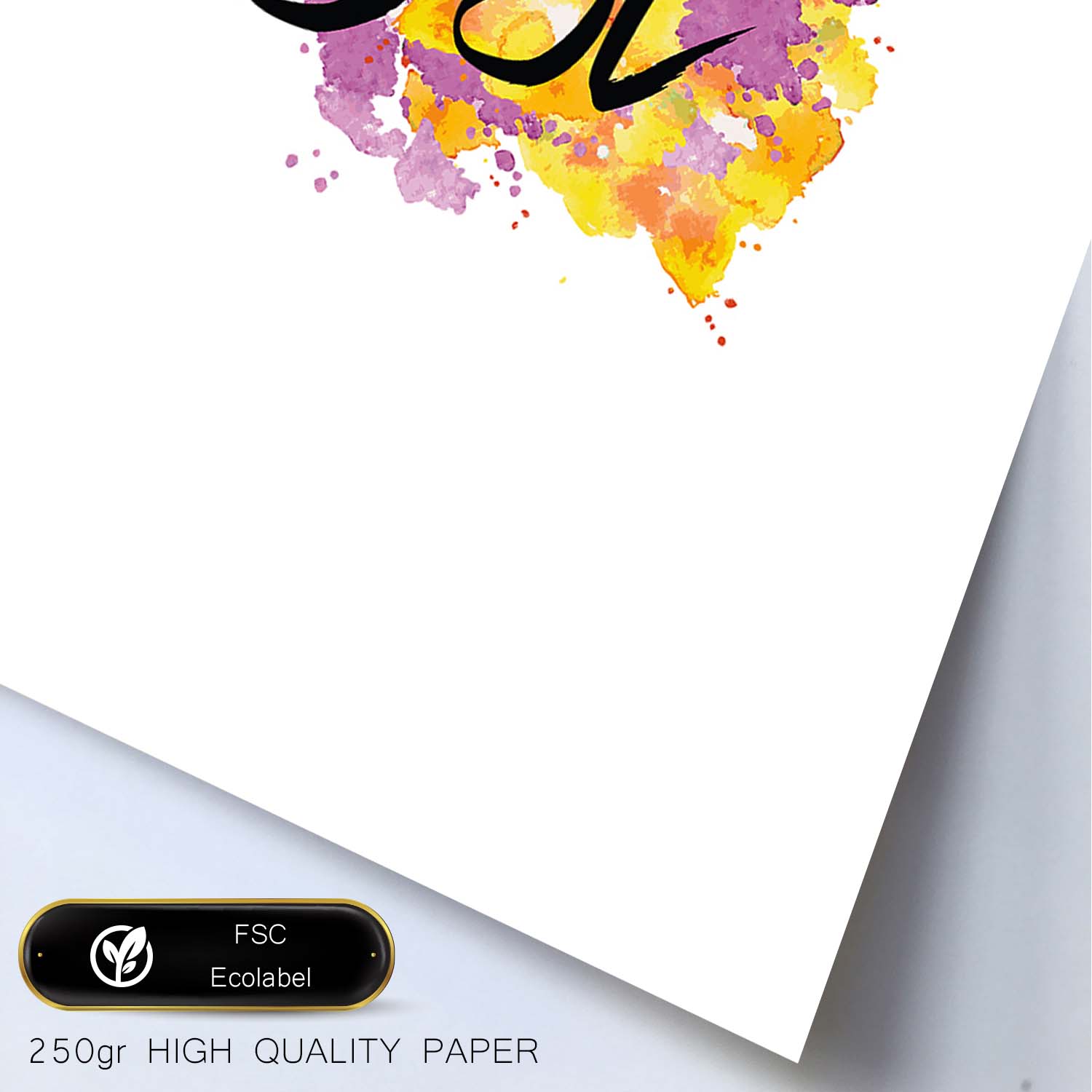 Lámina con mensajes felices coloridos.Poster 'Mejor'-Artwork-Nacnic-Nacnic Estudio SL