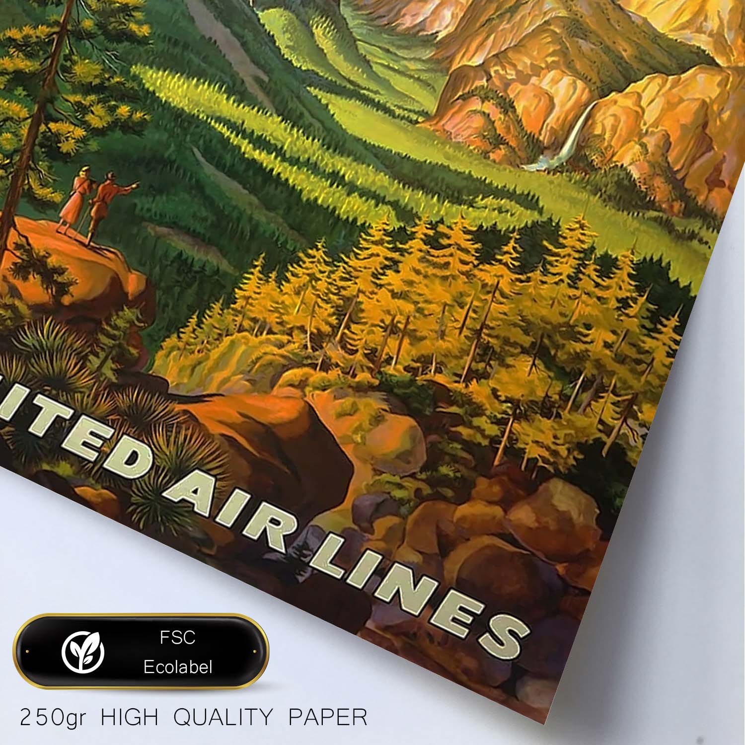 Poster vintage de Yosemitas. con imágenes vintage y de publicidad antigua.-Artwork-Nacnic-Nacnic Estudio SL