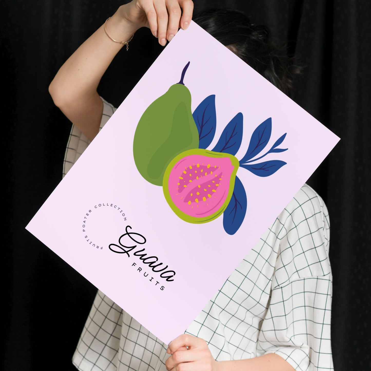 Guava Fruit and Leaves-Artwork-Nacnic-Nacnic Estudio SL