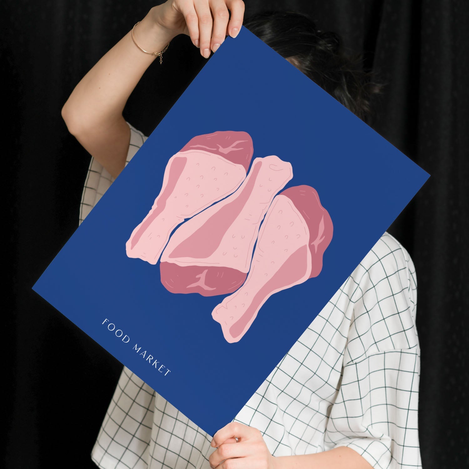 Raw Chicken Drumsticks-Artwork-Nacnic-Nacnic Estudio SL