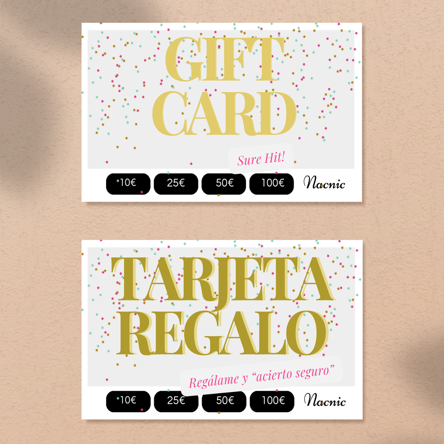 Tarjeta Regalo Nacnic