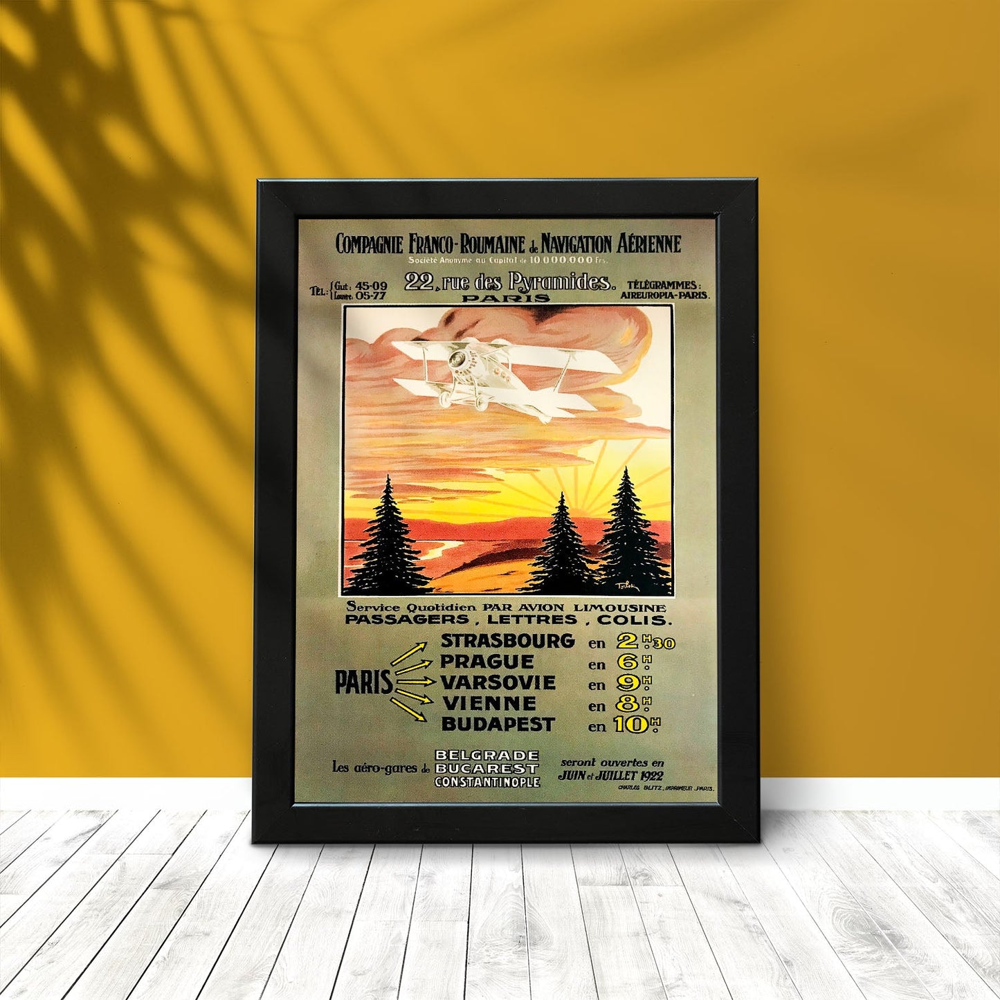 Affiche_Compagnie_Franco_Roumaine_de_navigation_aerienne-Artwork-Nacnic-Nacnic Estudio SL