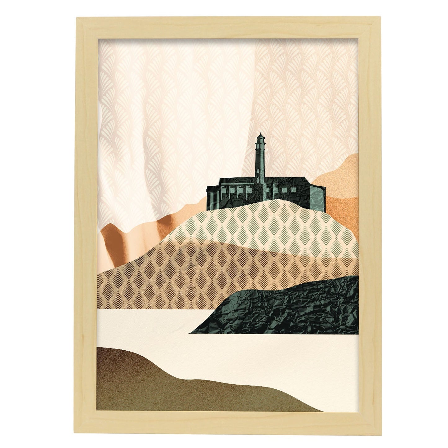 Alcatraz-Artwork-Nacnic-A3-Marco Madera clara-Nacnic Estudio SL